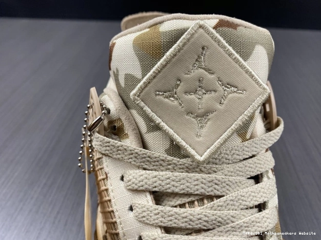 Official Maikesneakers Air 4 DJ1193-200 Jordan x Aleali May Camo 0728